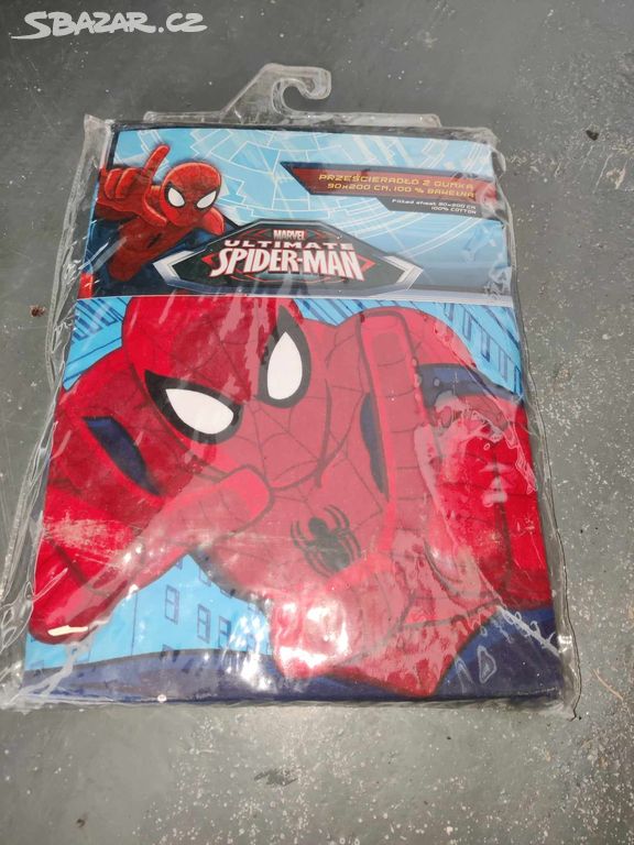 Prostěradlo Spiderman 90-200cm / nové