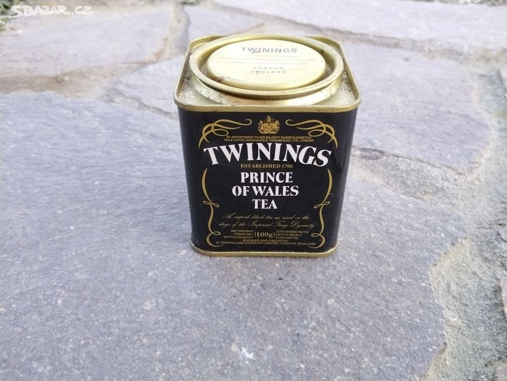 Stará plechovka od čaje - Twinings Londýn