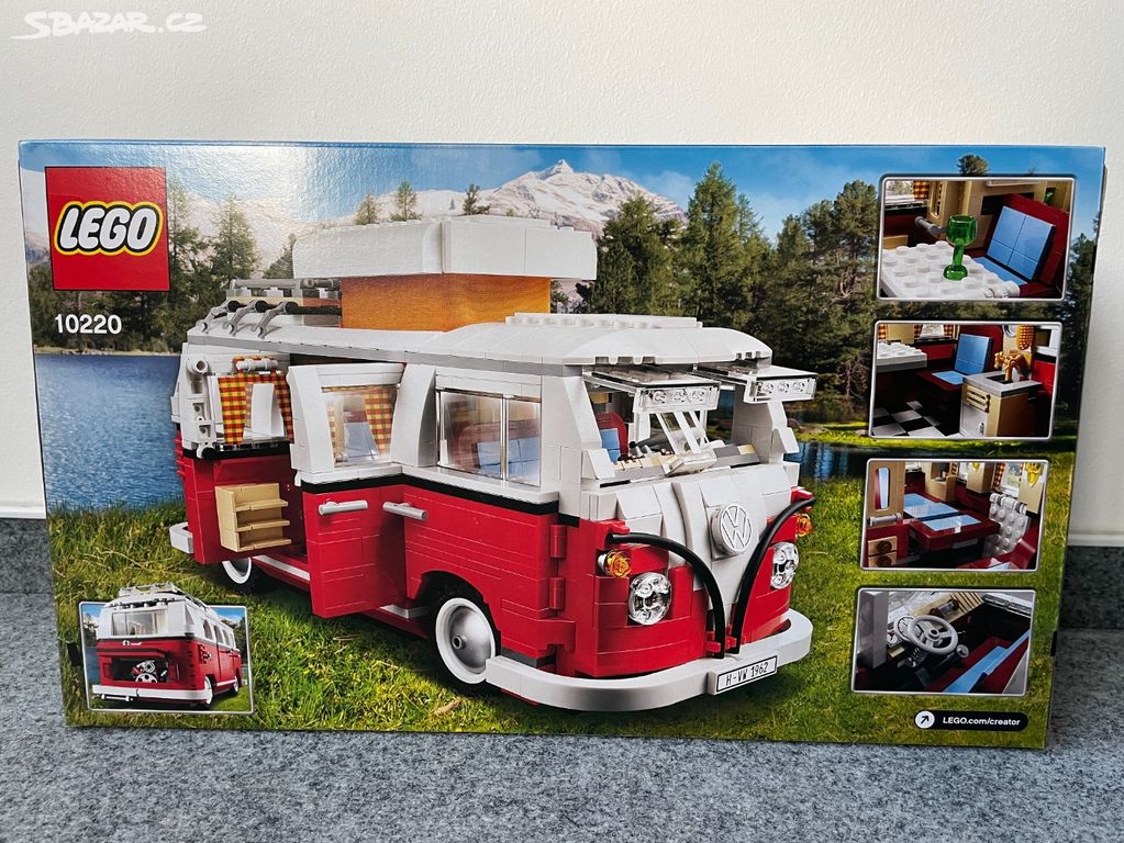 Stavba a prohlídka LEGO Volkswagen T1 Camper Van (LEGO 10220) 