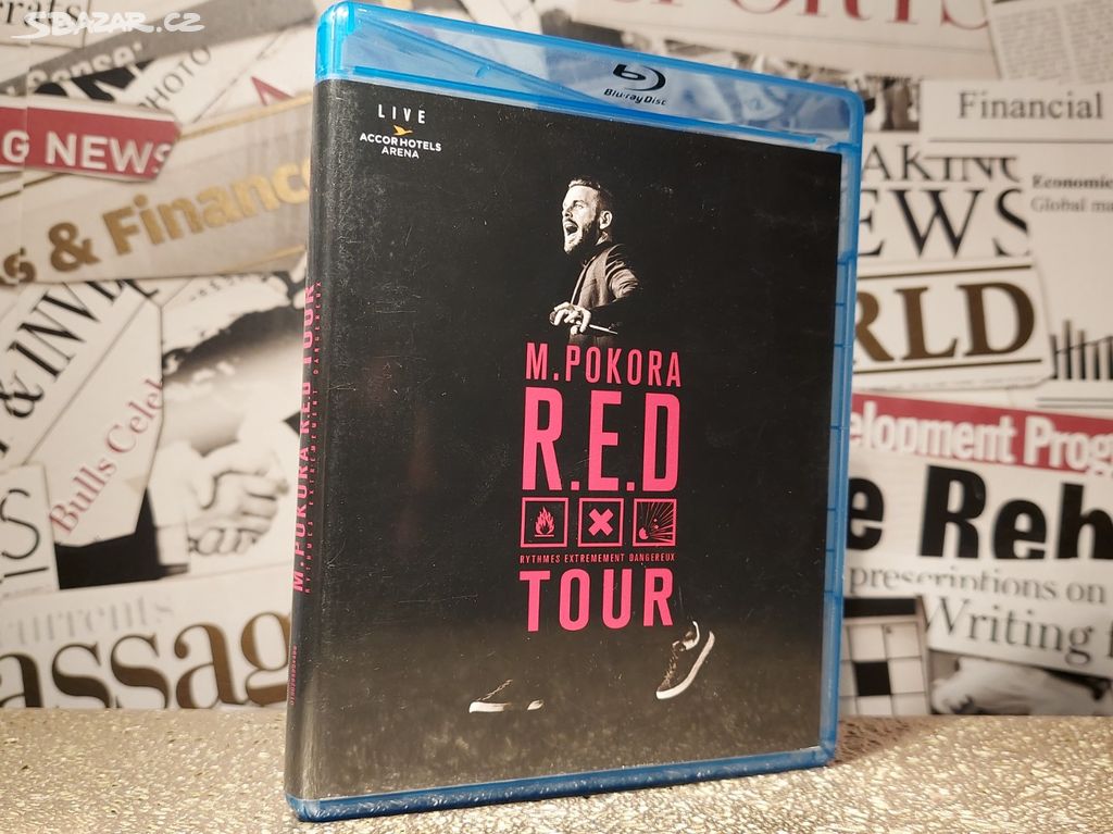 M.Pokora - Red Tour Live Koncert Blu-ray + 2 x CD