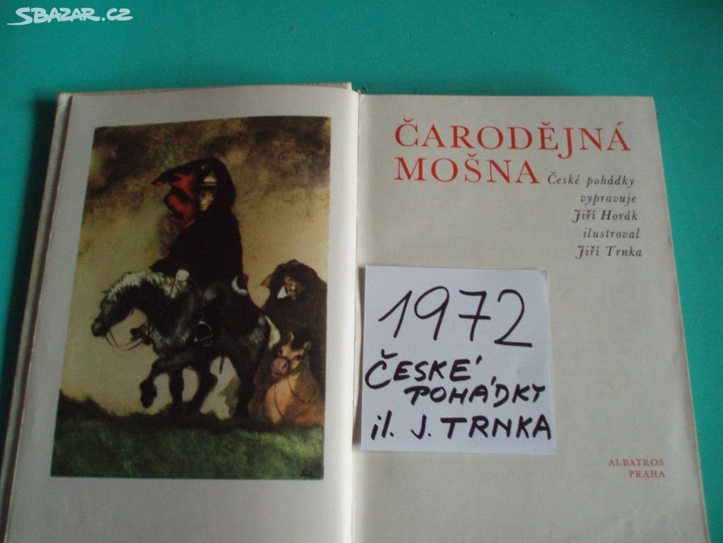 České pohádky Čarodějná mošna il.J.Trnka 1972