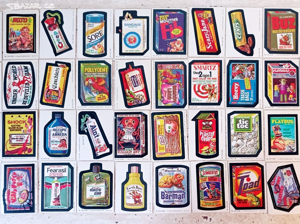 Wacky kartičky - Wacky Packages, 76 ks