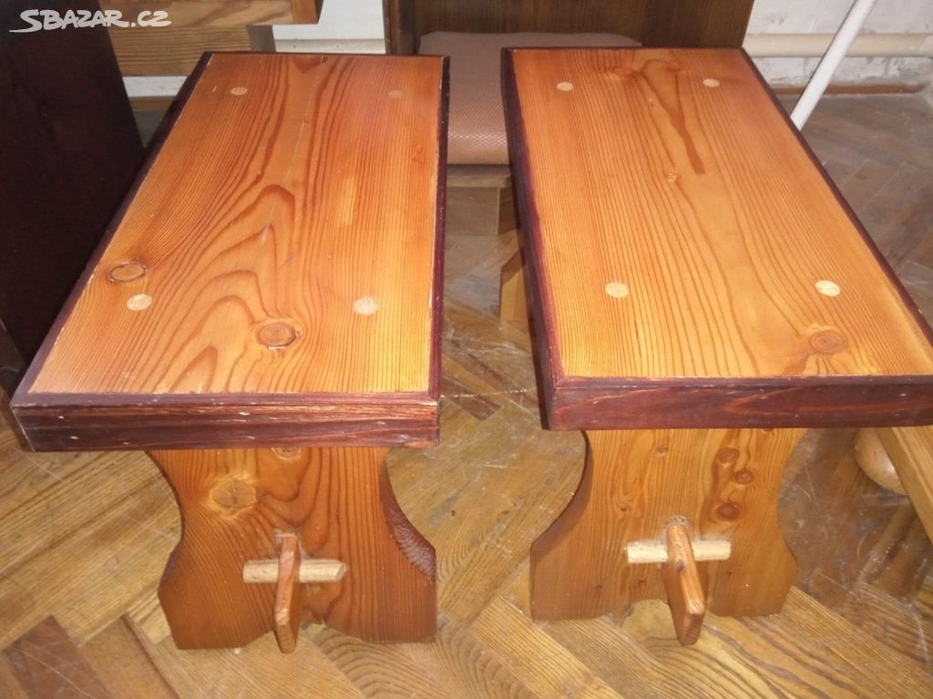 Nové borovicové sedátko - 1 ks