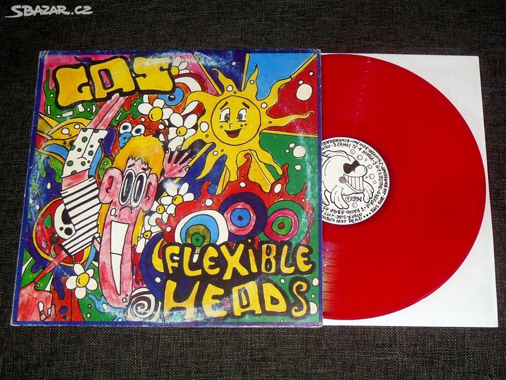 LP GAS - Flexible Heads (1994) / RED VINYL /