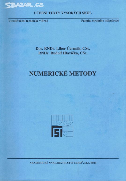 Numerické metody - skripta FSI