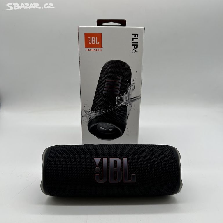 JBL Bluetooth reproduktor Flip 6 v černé barvě