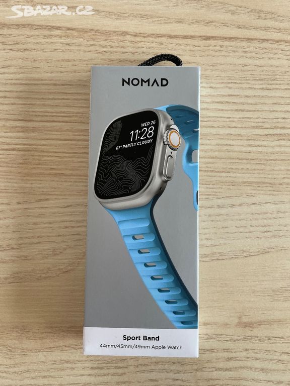 Řemínek na Apple watch Nomad Sport Strap modrý