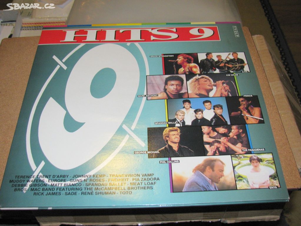 LP - HITS 9 / 2 LP...CBS RECORDS - 1988