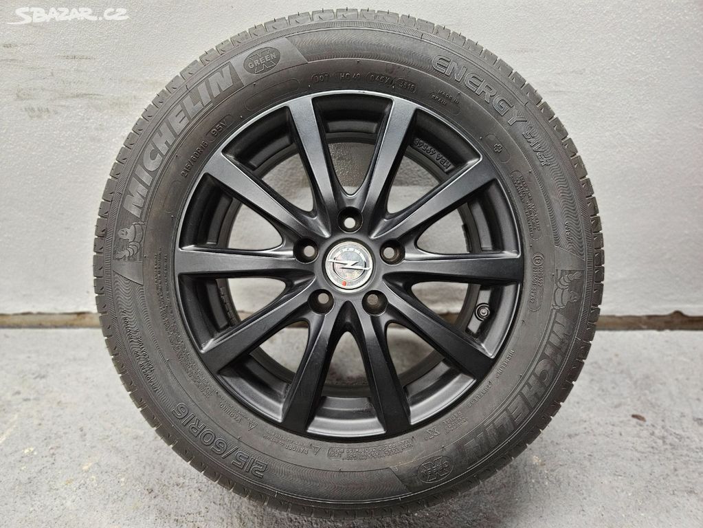 LETNÍ SADA OPEL 16" 5X115 ET39 6,5J + 215/60 R16