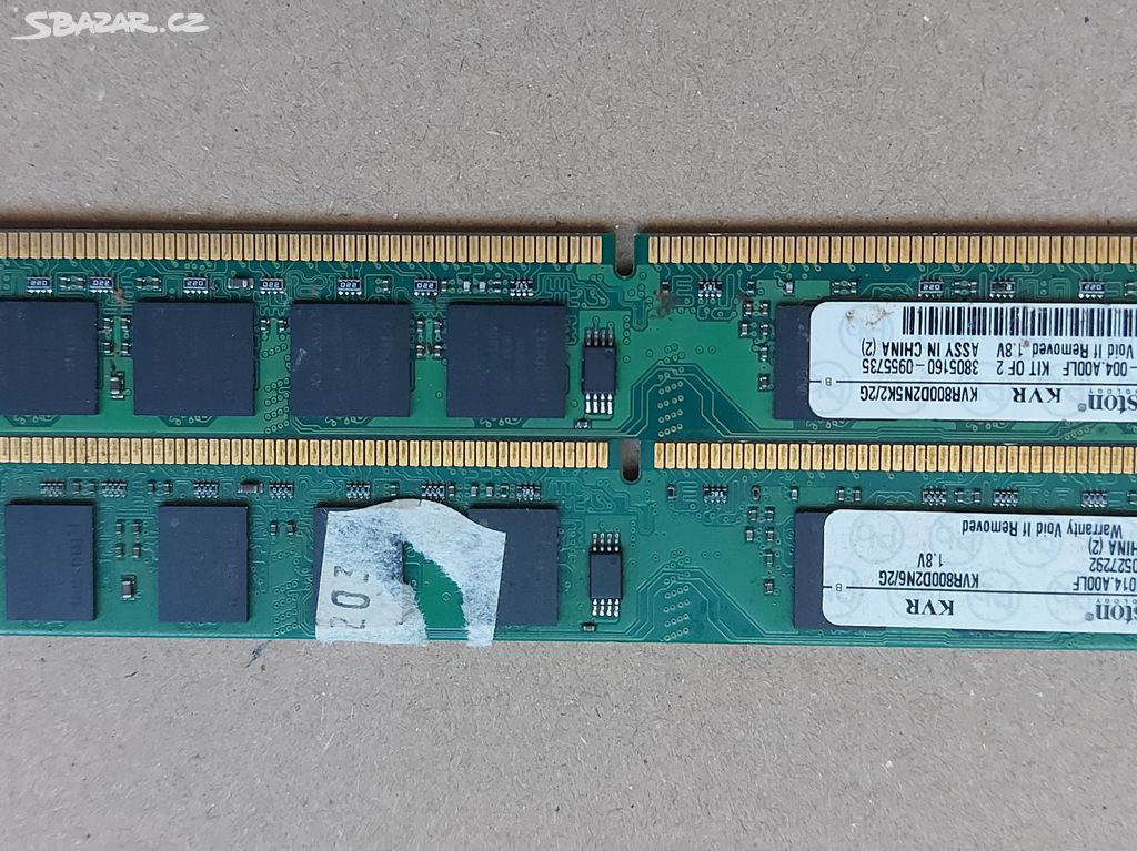 PC RÁMKY DDR 2 DDR 3 KAPACITA 1GB 2GB 4GB
