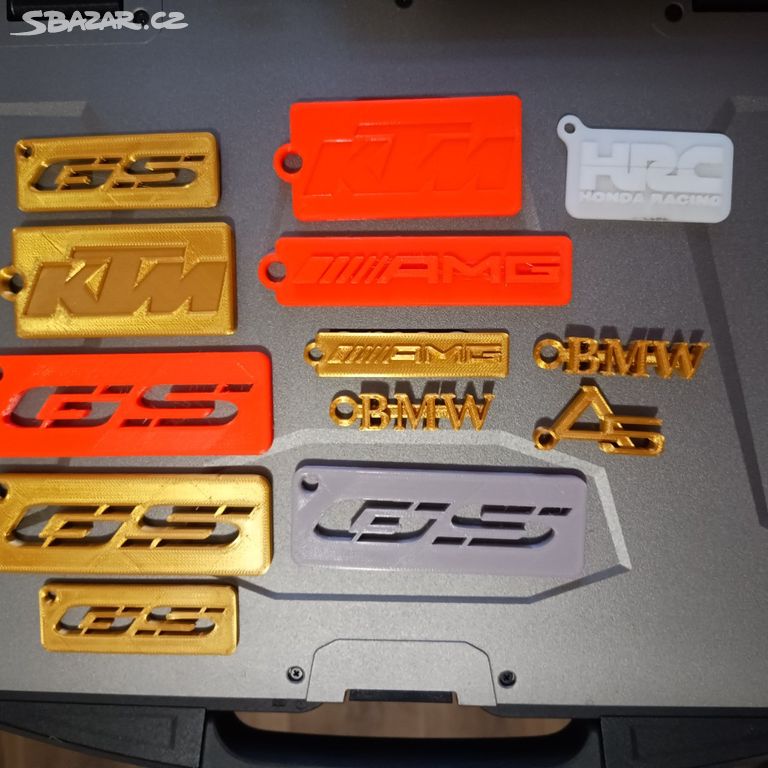 Klíčenka logo KTM, BMW GS, AMG