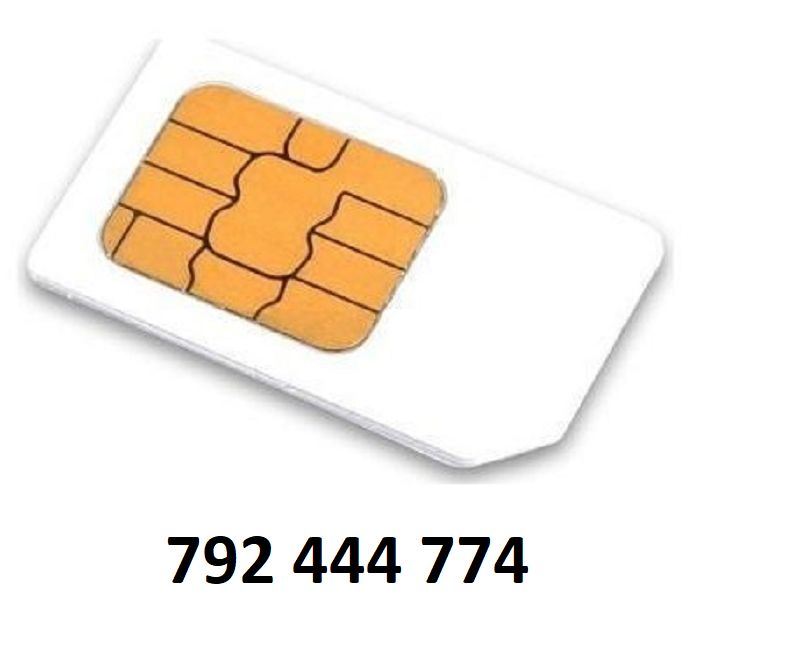 Sim karta - exkluzivní zlaté číslo: 792 444 774