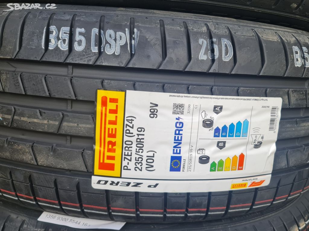 235/50/19 NOVÉ letní pneu R19 PIRELLI záruka DPH