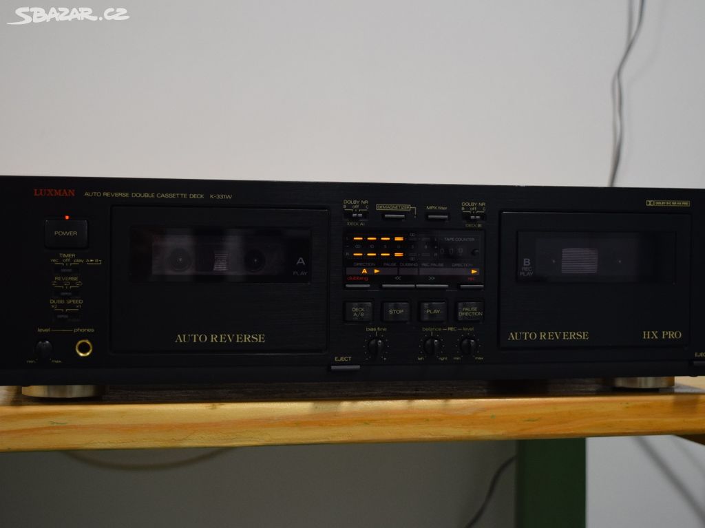 LUXMAN K-331W KVAITNÍ STEREO TAPE DECK !!