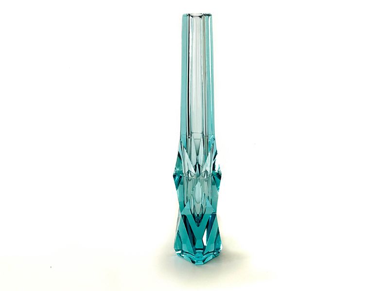 Kubizující váza M. Klinger, Železnobrodské sklo