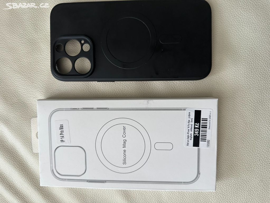 Kryt Apple iPhone 14 Pro Max silikonový, černý.