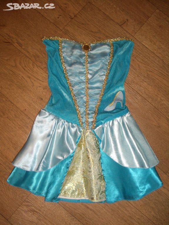 karneval kostým šaty ledové království 10-12 let