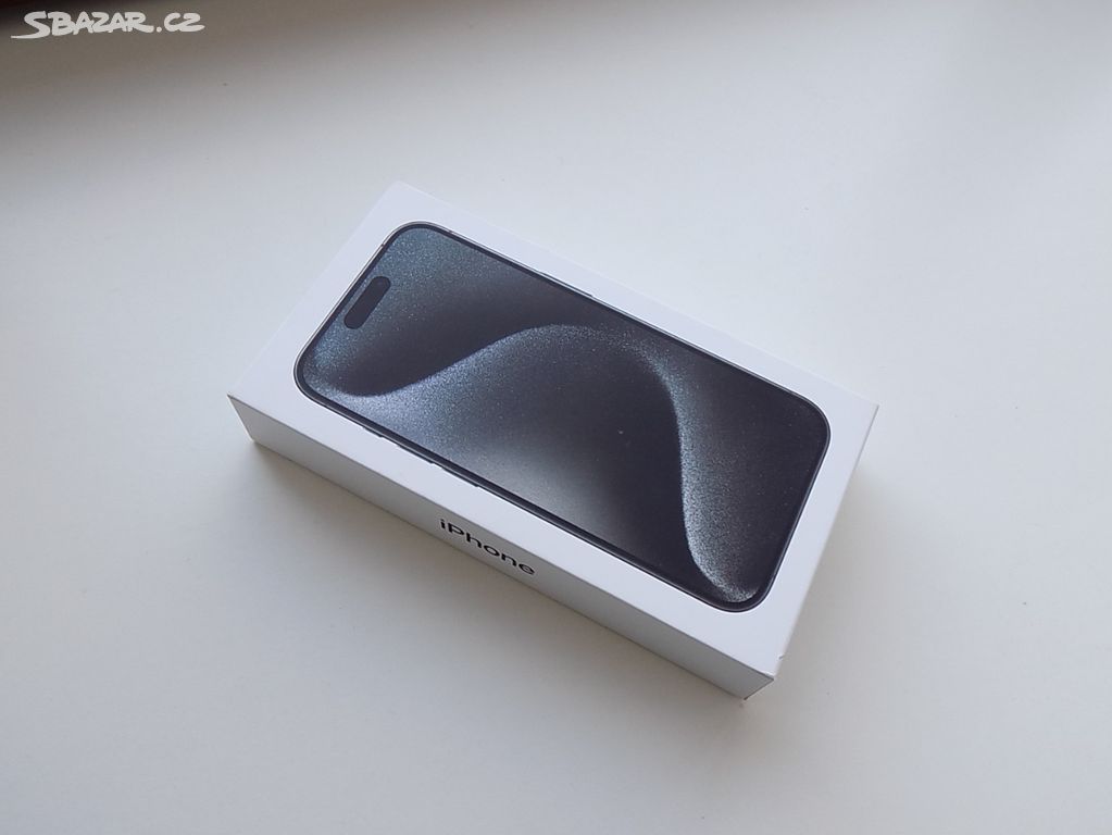 APPLE iPhone 15 Pro 128GB Blue Titan - ZÁRUKA-NOVÝ
