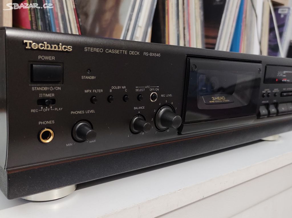 TECHNICS RS-BX646 Cassette Deck/Dolby B-C/MPX/HX P