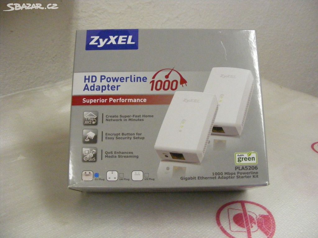 Prodám HD PowerLine adapter Zyxel PLA5206