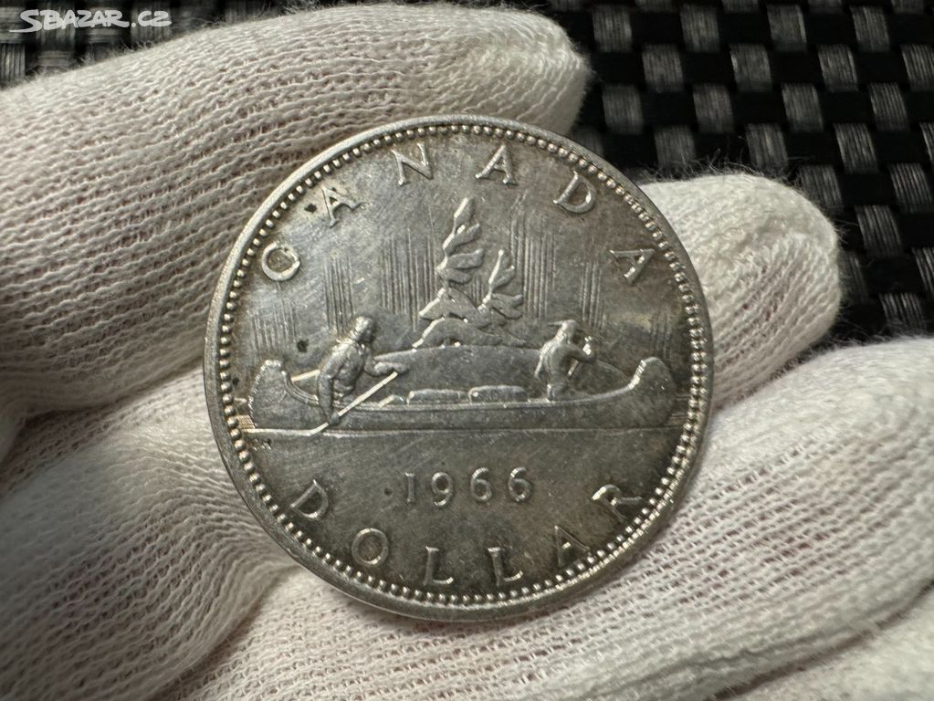 1 dollar Canada 1966 - Ag 800/1000 - 23 g