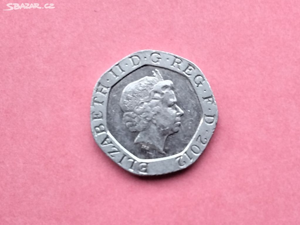Mince, Velká Británie, 20 pence, ročník 2012