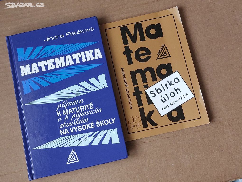 Matematika +sbírka úloh-tyto 2 knihy CELKEM za79Kč