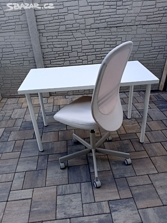 Prodám psací stůl IKEA +Kancelářské židle FLINTAN
