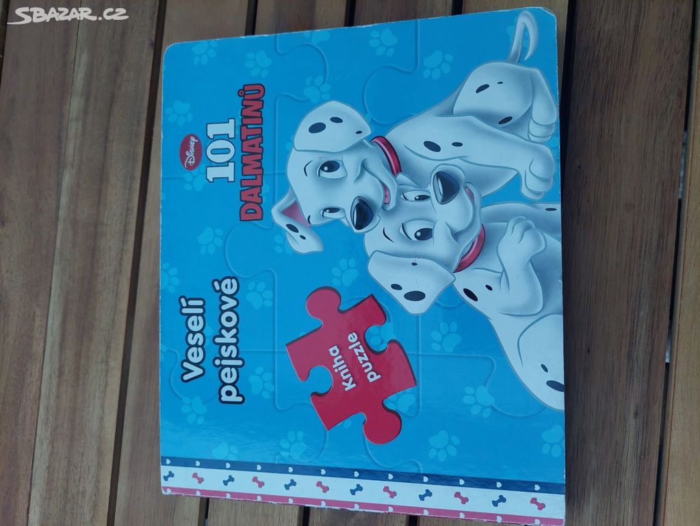 knížka leporelo - puzzle 101 Dalmatinu