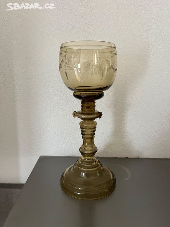 Starožitná sklenice Říman 2