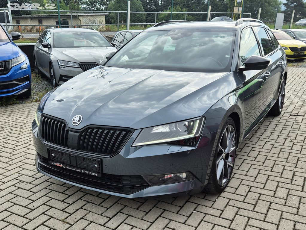 Škoda Superb III DSG SPORTLINE ACC DCC TAŽNÉ