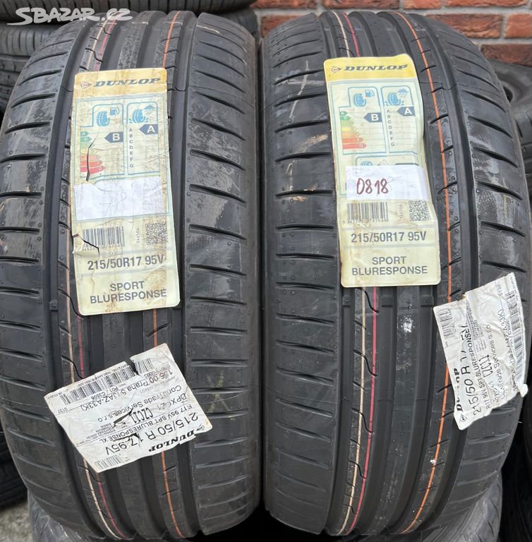 Nové letní pneumatiky 215/50 R17 Dunlop Sport