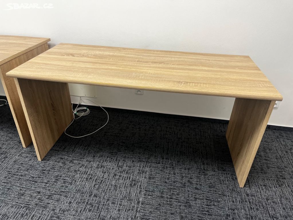 Psací ( kancelářský ) stůl - dub sonoma 3ks