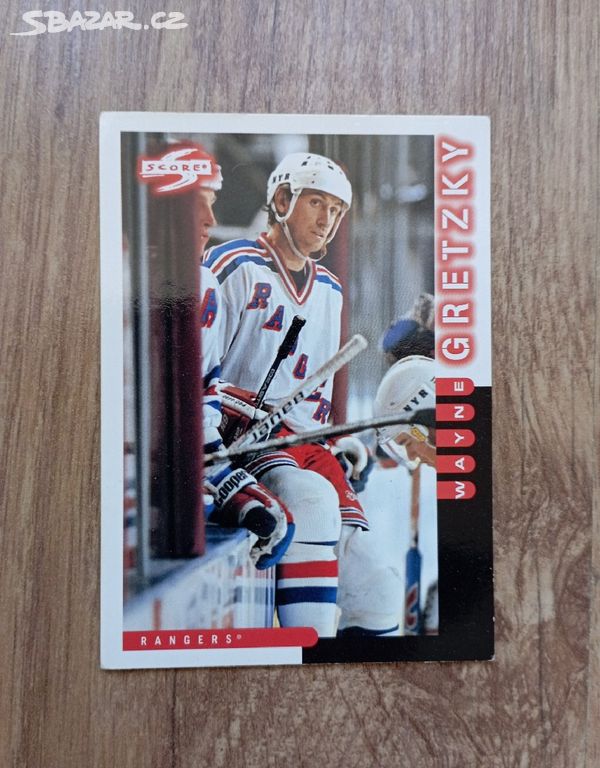 Hokejová kartička legendární Gretzky