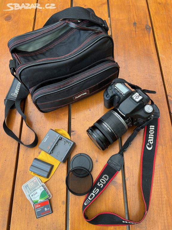 Zrcadlovka Canon EOS 50D + objektiv EF-S 18-200MM