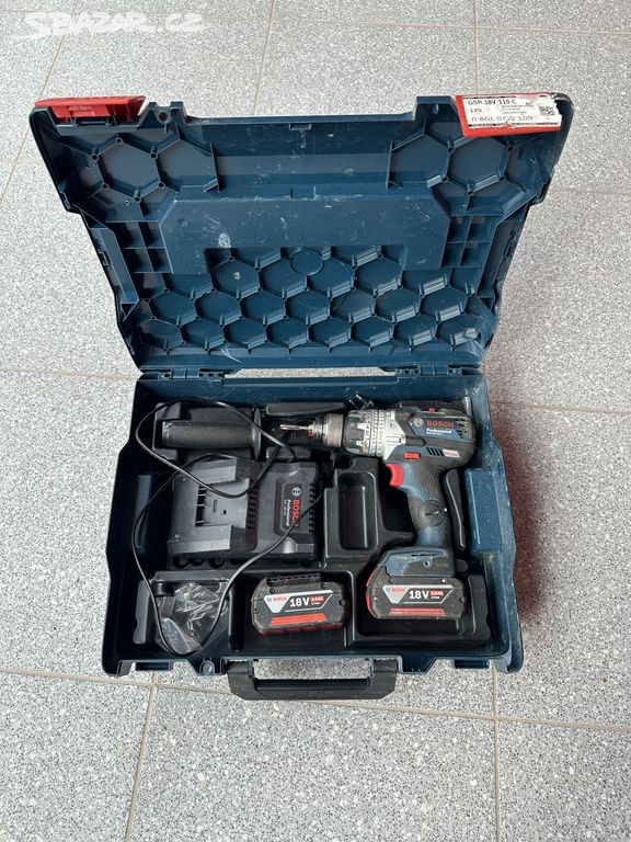 BOSCH GSR 18V-110 C Akumulátorový vrtací šroubovák