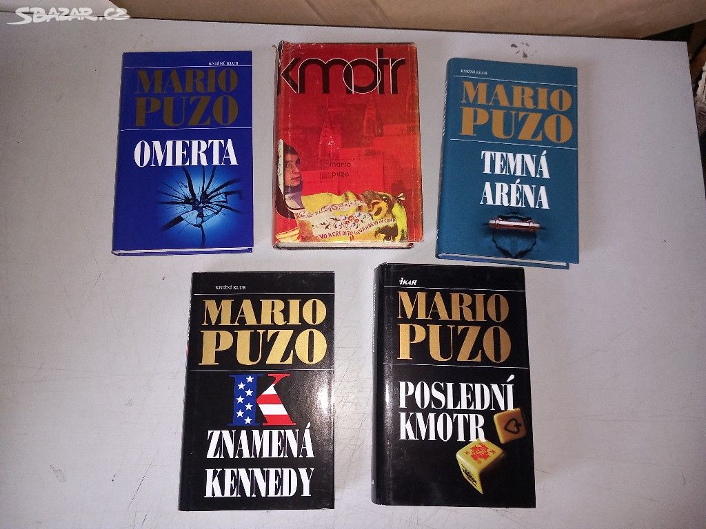 Konvolut knih autora MARIO PUZO 5×