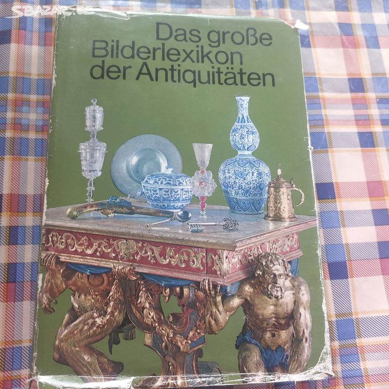 Stará německá kniha o starožitnostech.