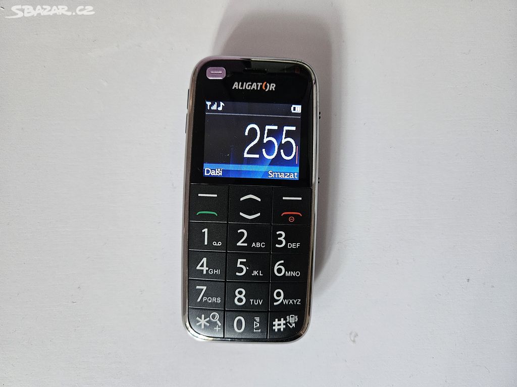 seniorský telefon Aligator A850