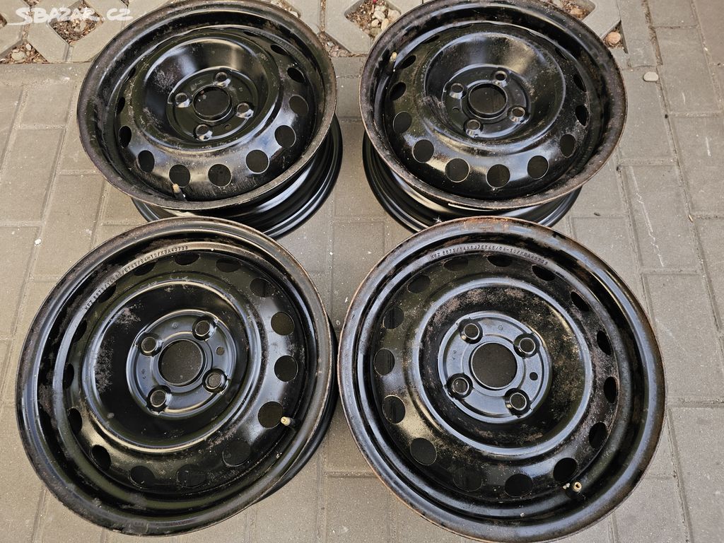 Plechové disky kola 4x100 R14 5J ET45 Hyundai I20