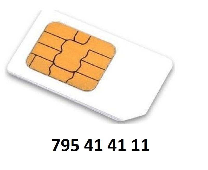 Nová sim karta - zlaté číslo: 795 41 41 11