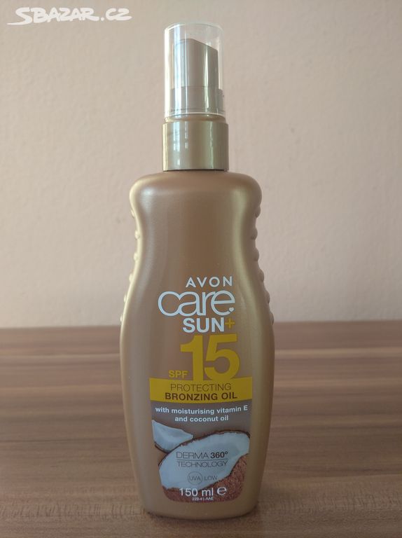 AVON Ochranný bronzující olej na opalování SPF 15