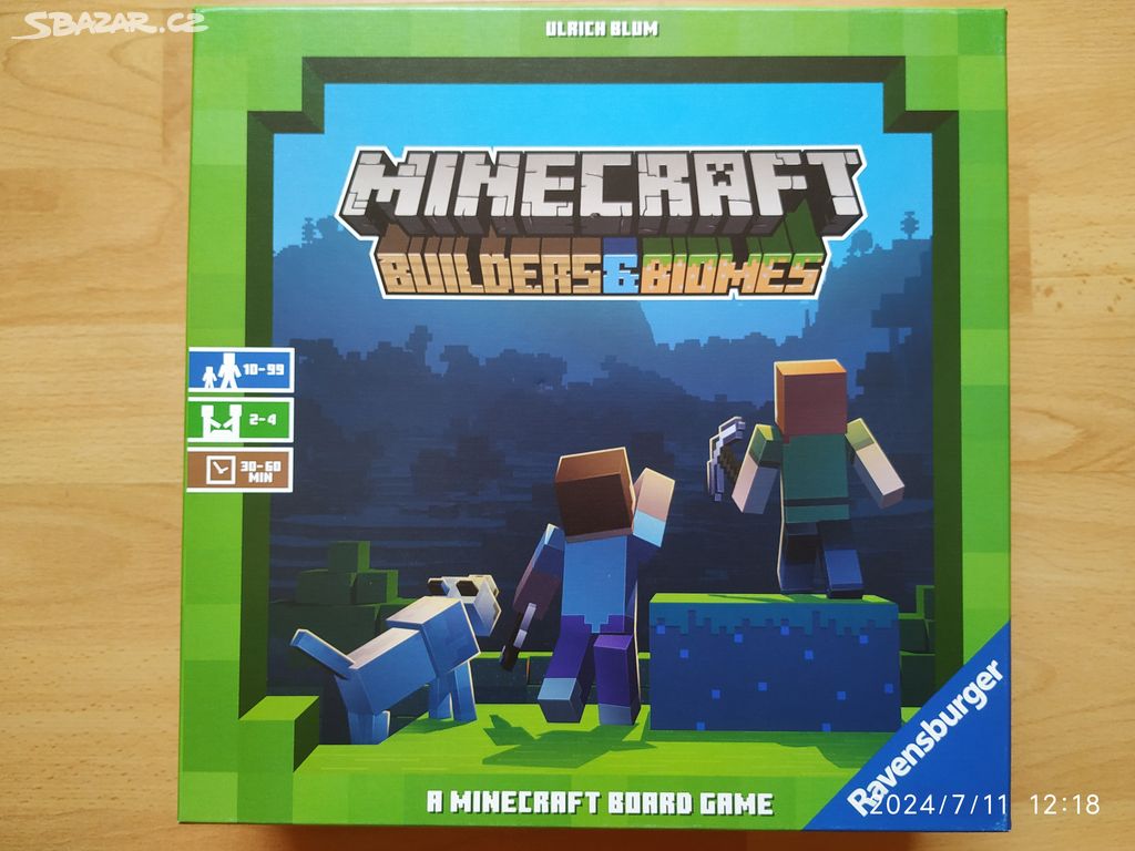 Minecraft stolní společenská hra