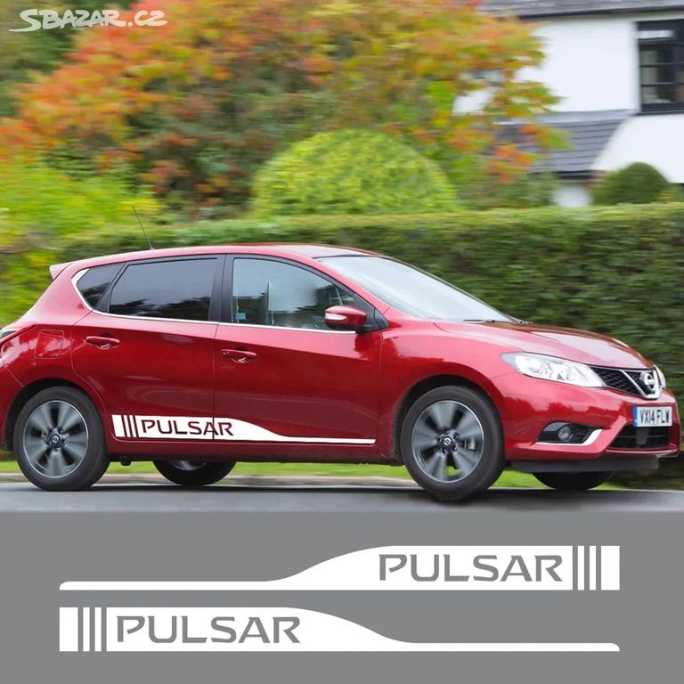 NISSAN PULSAR / samolepky na karoserii