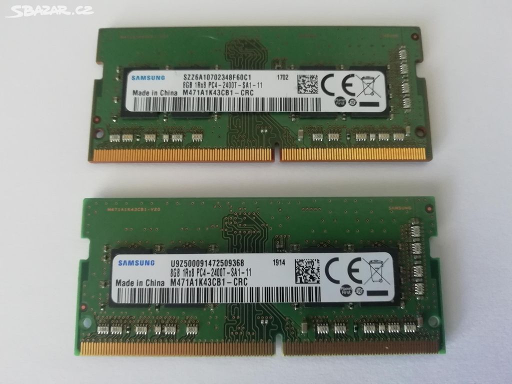 2x 8GB (16GB) DDR4 SO-DIMM Samsung