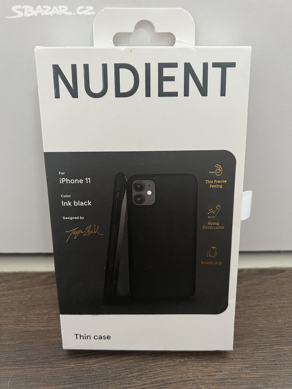 Nový obal NUDIENT Thin pro iPhone 11 Ink Black