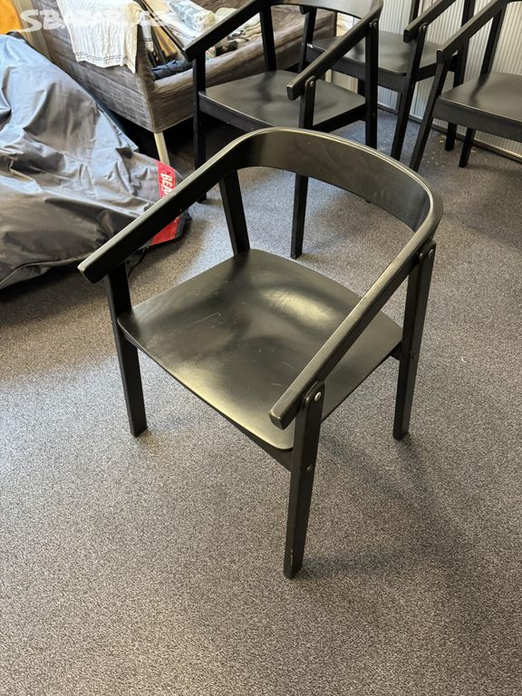 5ks IKEA Stockholm jídlení židle / křesílka