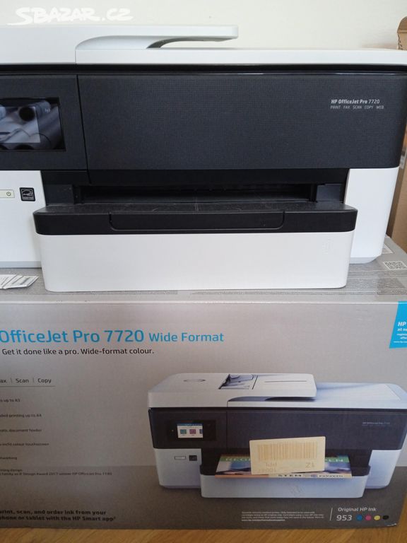 Tiskárna HP OfficeJet Pro 7720 Wide Format