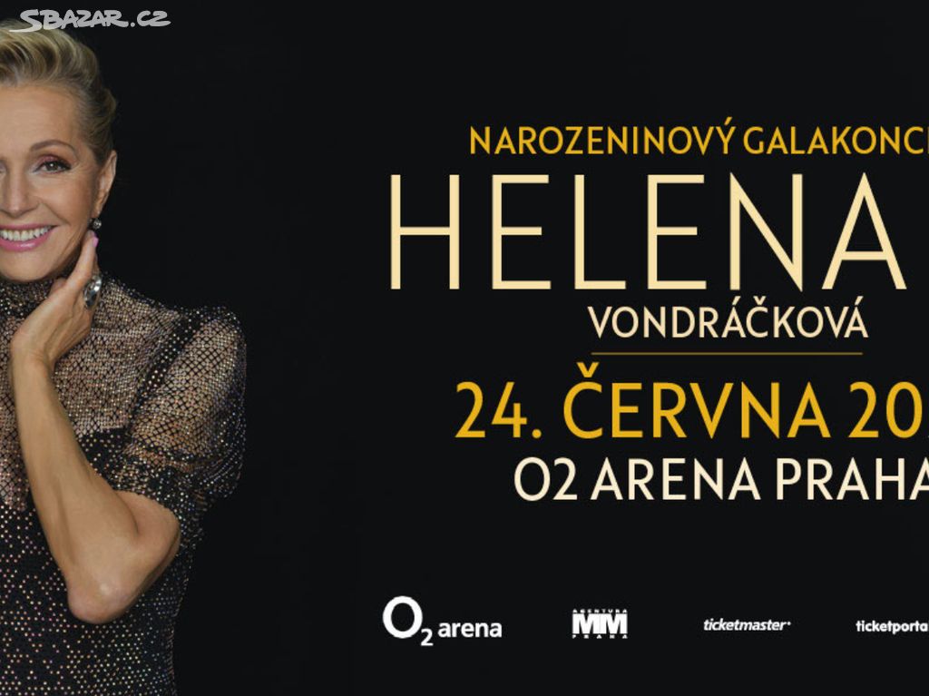 Vstupenky koncert O2 Helena Vondráčková 24.6.2024