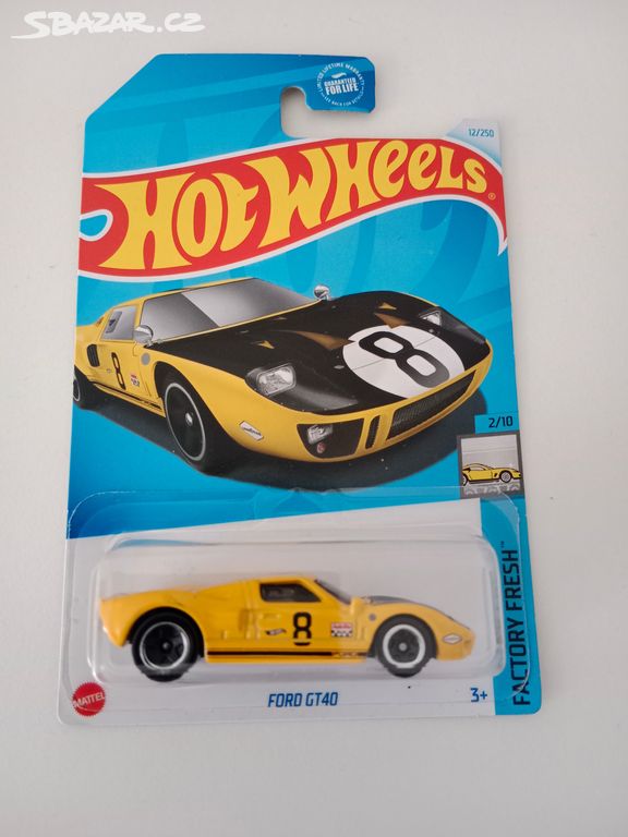 Novinka Autíčko Hot Wheels Ford Gt40 Dovoz z USA